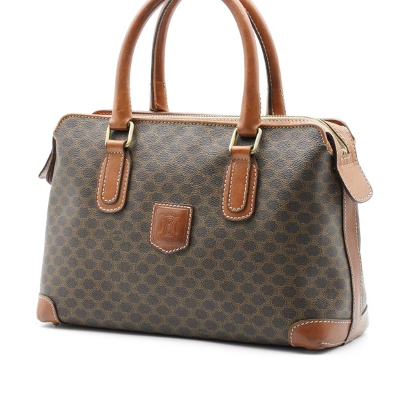 Brown Patterned Handbag - Picture 2 of 10